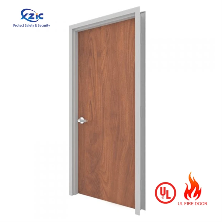 UL Certified Wooden Front Entry Fire Door best